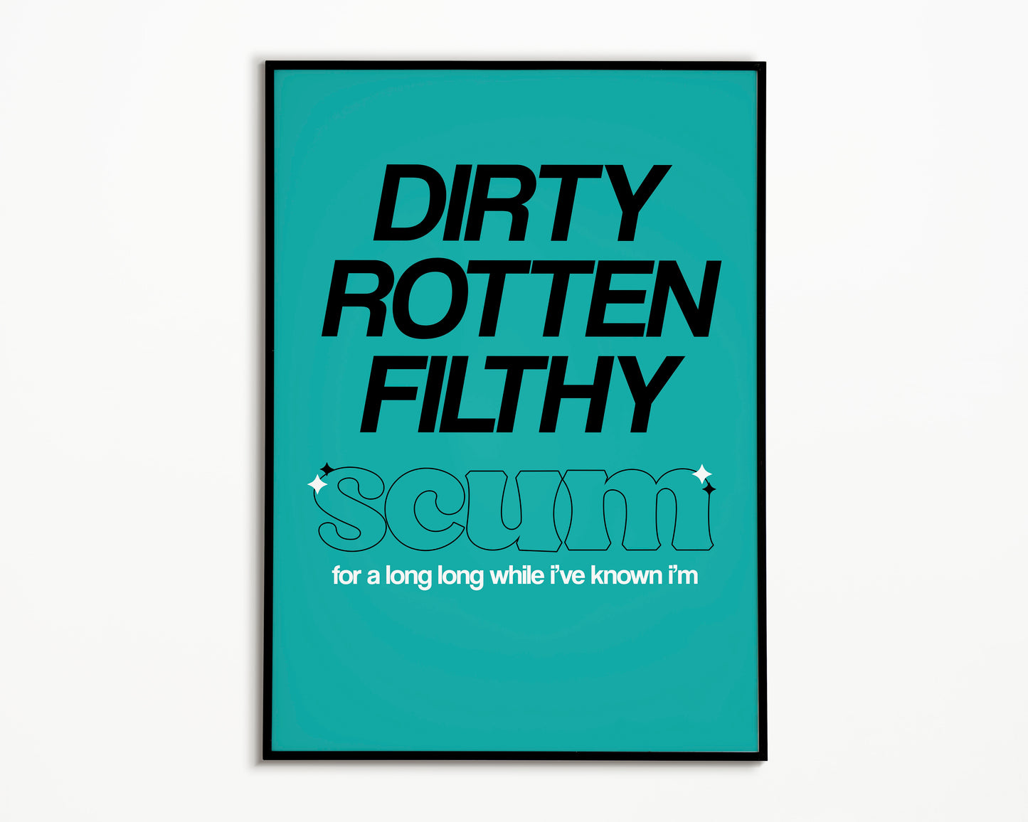 I'm Scum IDLES Print