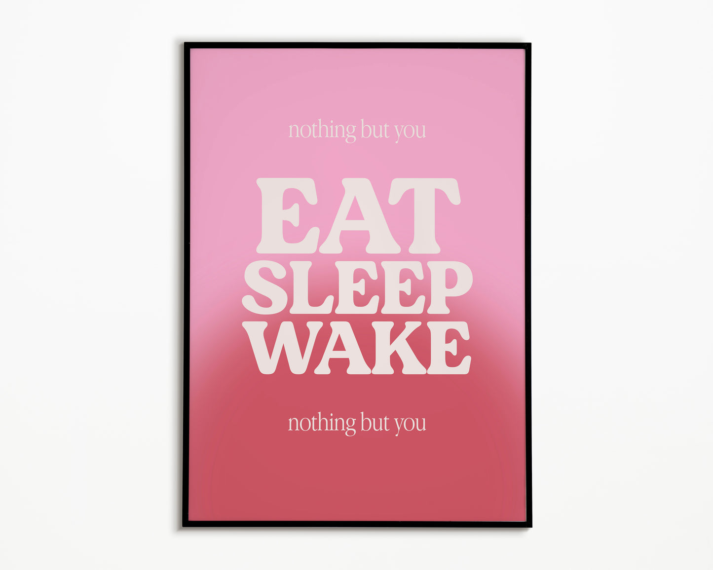 Eat, Sleep, Wake (Nothing But You) Bombay Bicycle Club Print