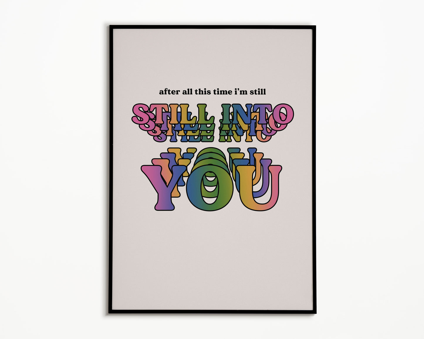 Still Into You Paramore Print