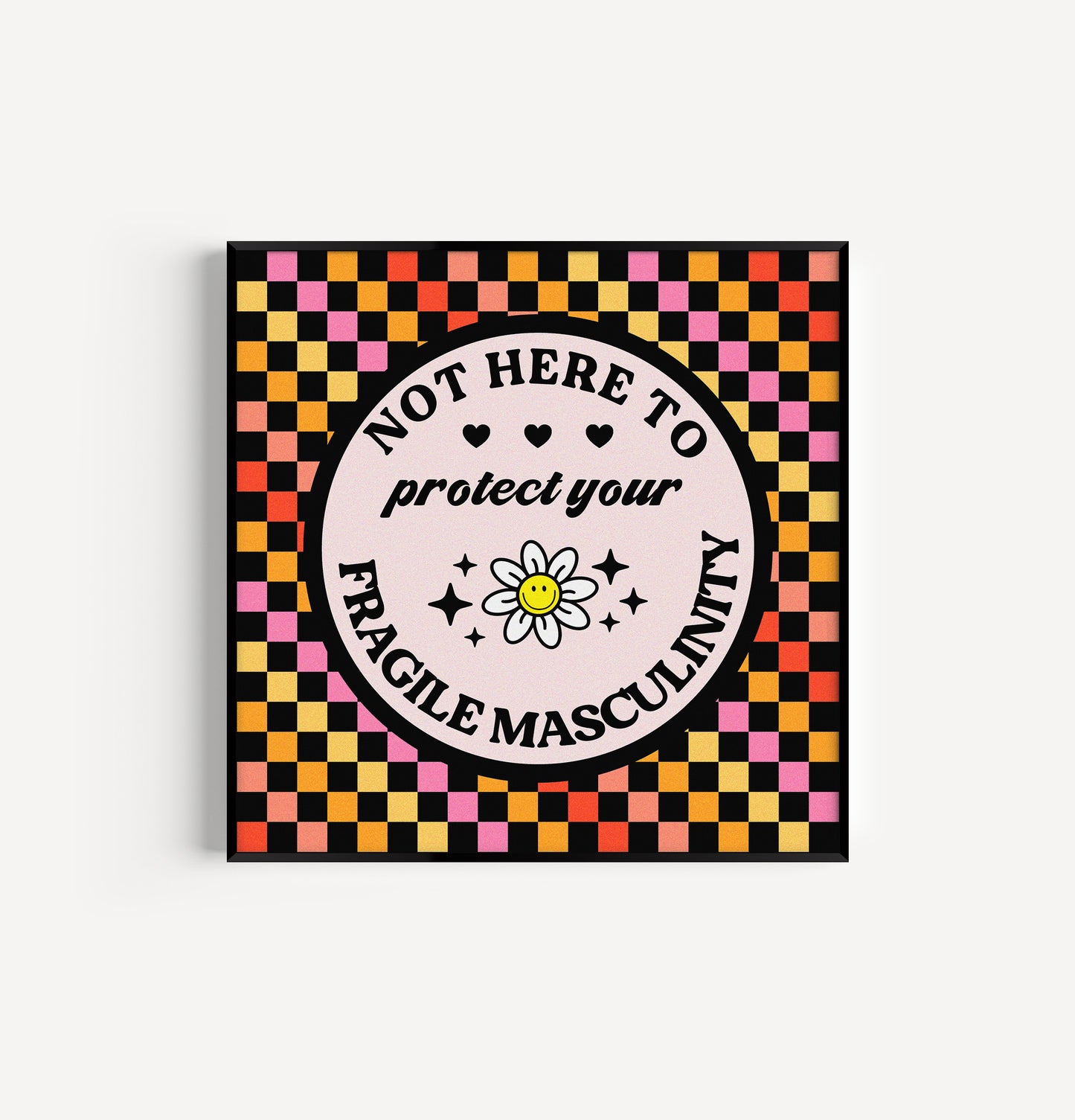 Fragile Masculinity 8in x 8in Print