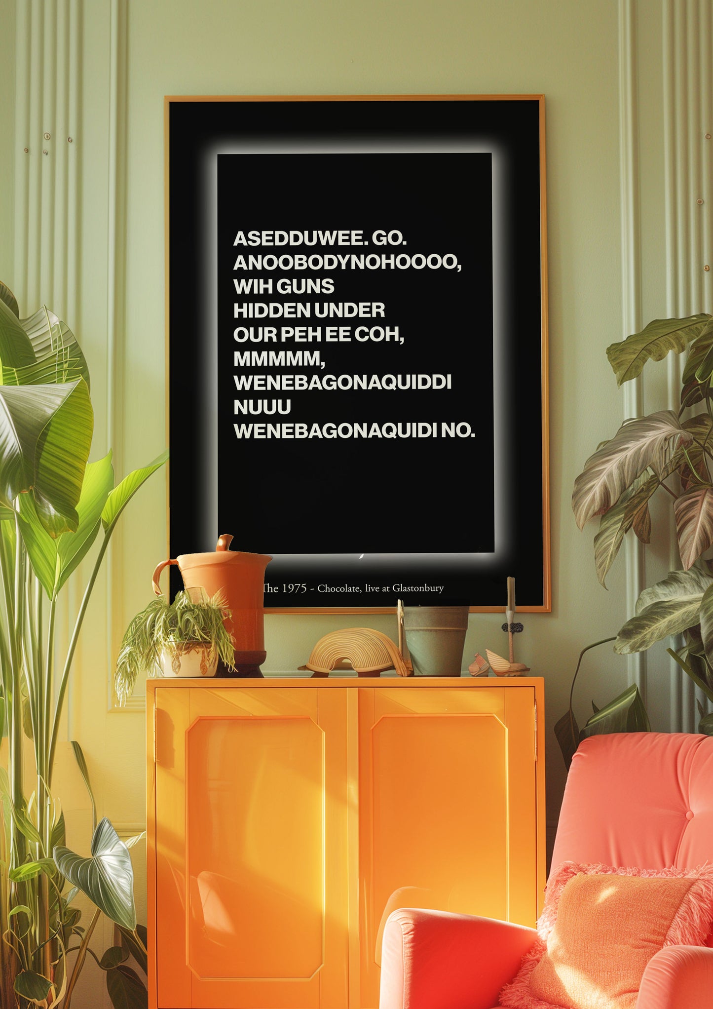 The 1975 Chocolate Print (Glastonbury Edition)