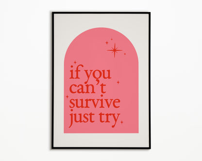 I Always Wanna Die (Sometimes) The 1975 Print