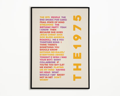NOACF Album List The 1975 Print