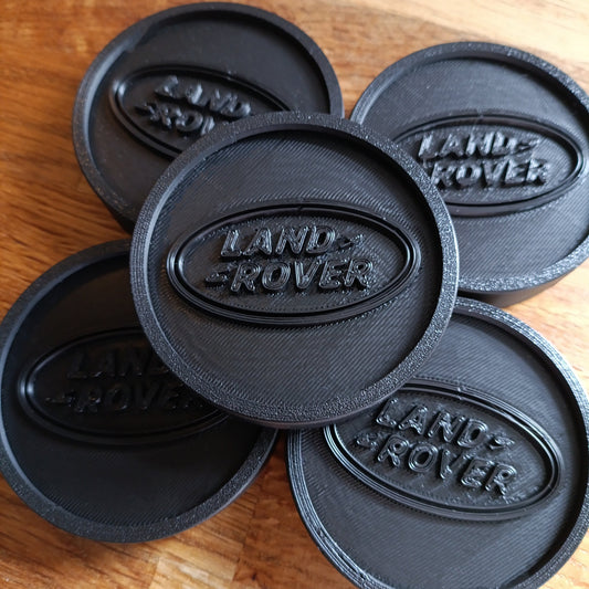 Land Rover Discovery 2 Centre Caps - Black LR Logo
