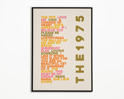 ILIWYSFYASBYSUOI The 1975 Album Print