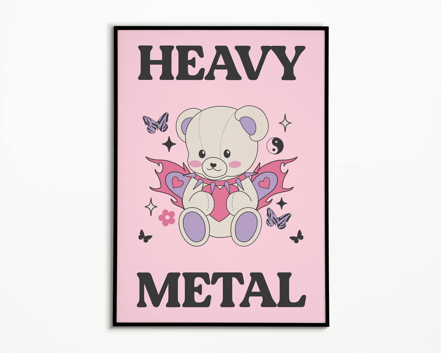 Heavy Metal Bear Print