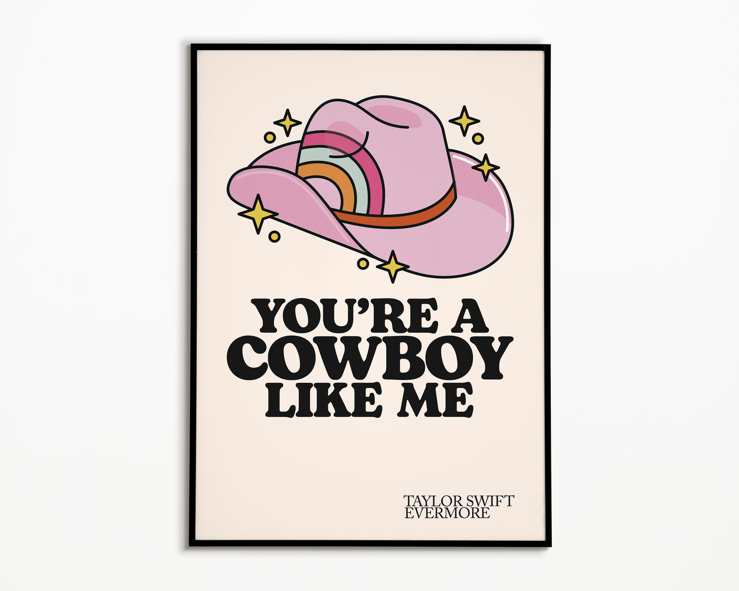 Cowboy Like Me Taylor Swift Print