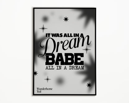 Teal Wunderhorse Print