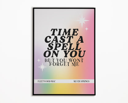 Silver Spring Fleetwood Mac Print