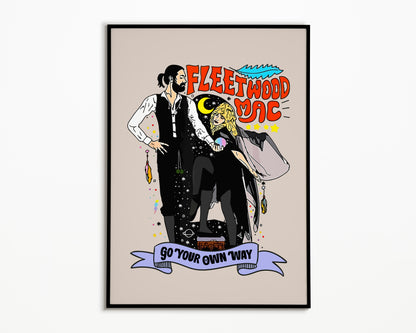 Go Your Own Way Fleetwood Mac Print