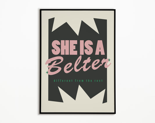 Belter Gerry Cinnamon Print