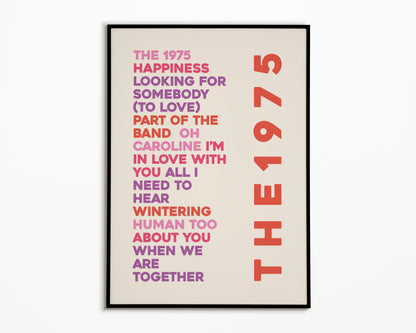 BFIAFL Album List The 1975 Print