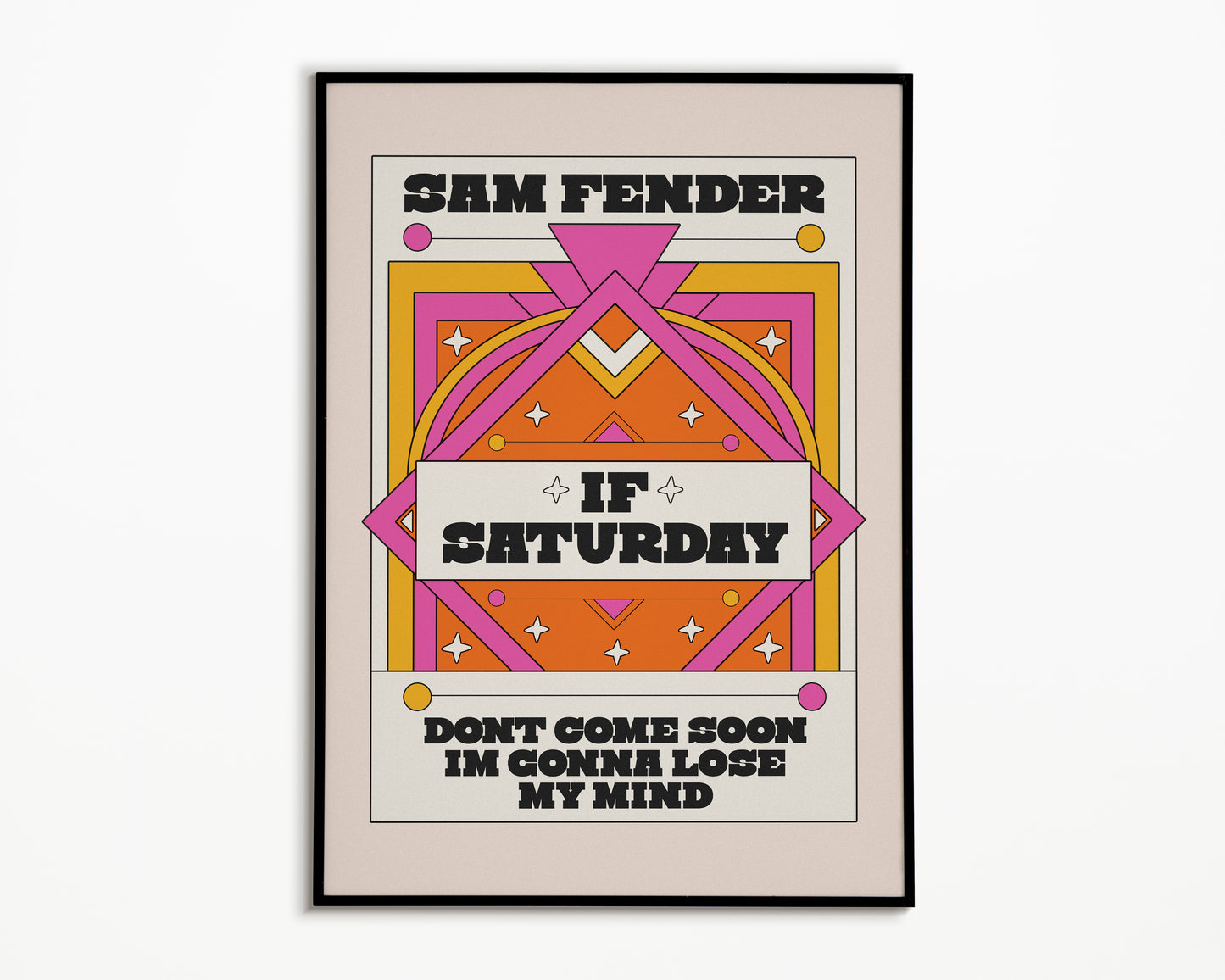 Saturday Sam Fender Print