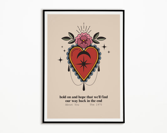 About You The 1975 Print