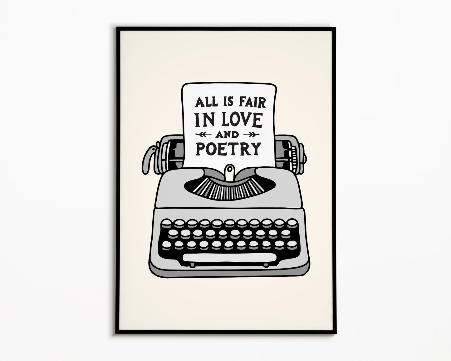 All Is Fair In Love And Poetry Taylor Swift Print