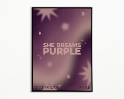 Purple Wunderhorse Print