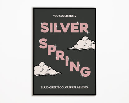 Silver Spring Fleetwood Mac Print