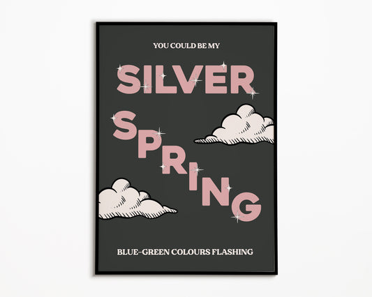 Silver Spring Fleetwood Mac Print