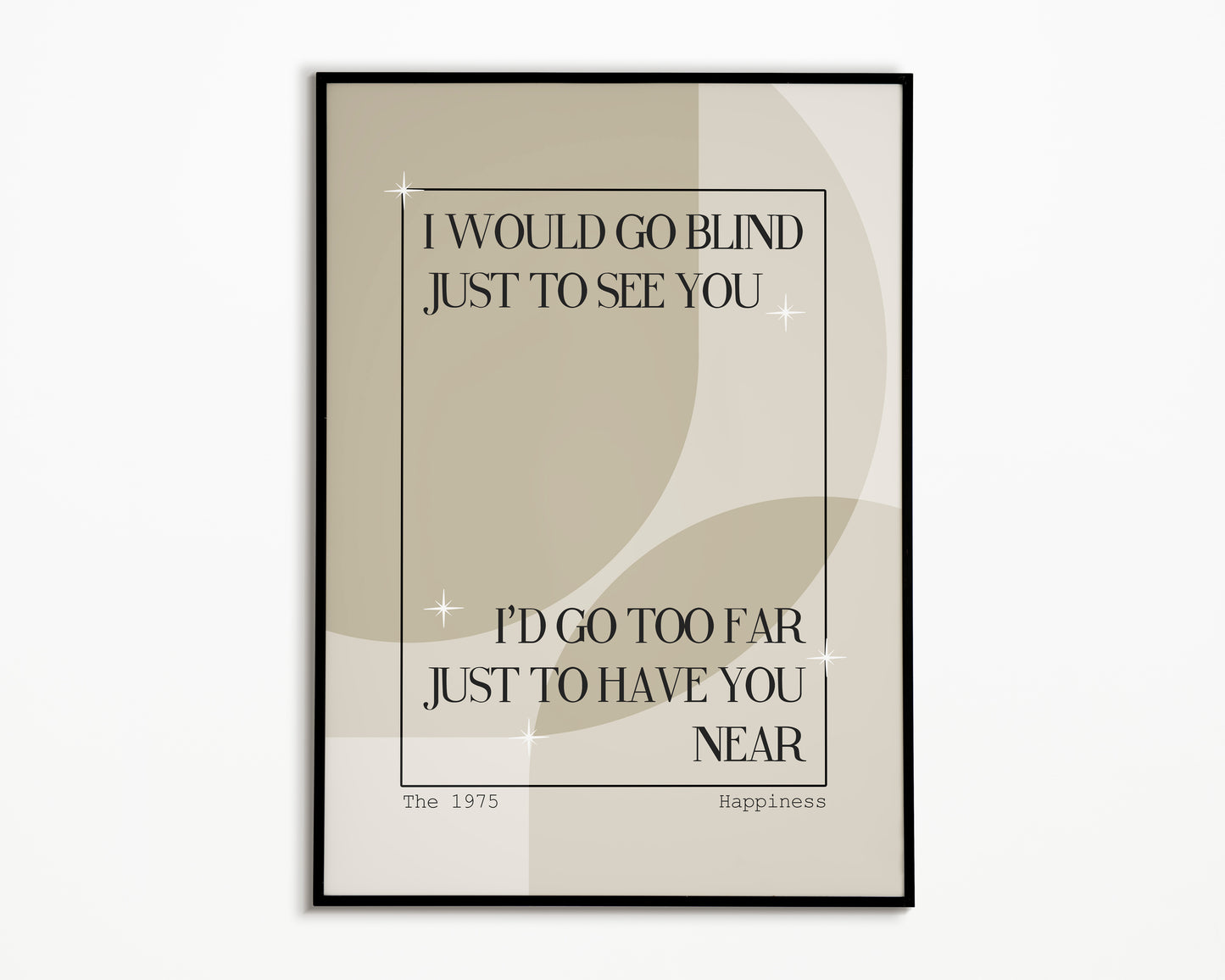 Happinness The 1975 Print