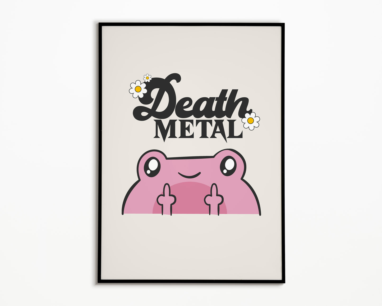 Death Metal Froggy Print