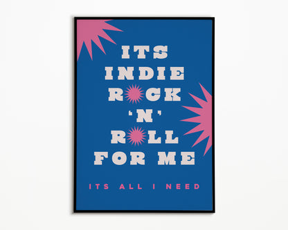 Glamorous Indie Rock & Roll The Killers Print