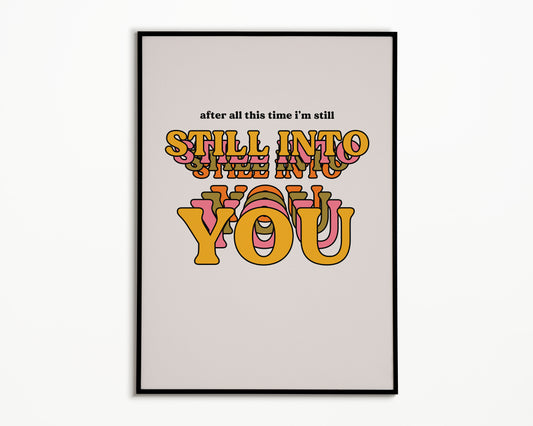 Still Into You Paramore Print
