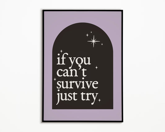 I Always Wanna Die (Sometimes) The 1975 Print