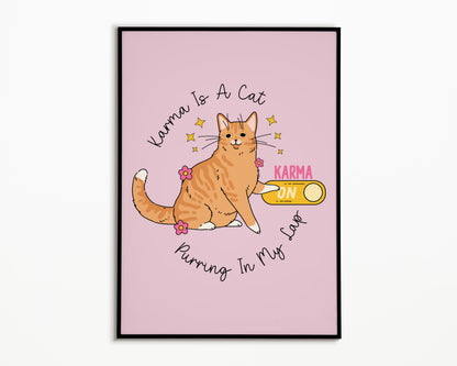 Karma Taylor Swift Print