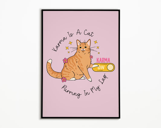 Karma Taylor Swift Print