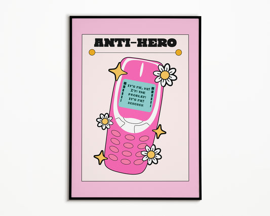 Anti Hero Taylor Swift Print