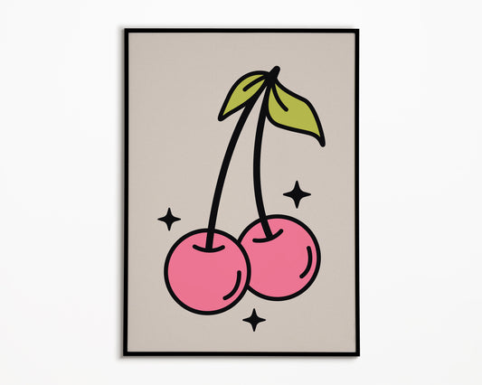 Cherries Print