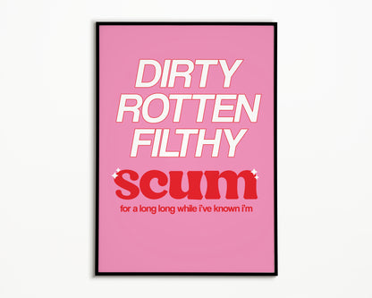 I'm Scum IDLES Print