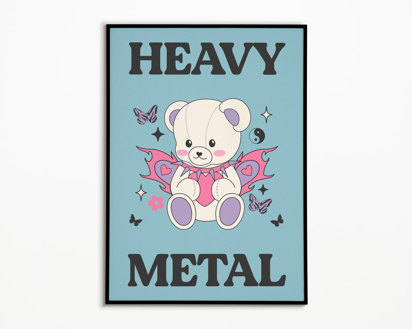 Heavy Metal Bear Print