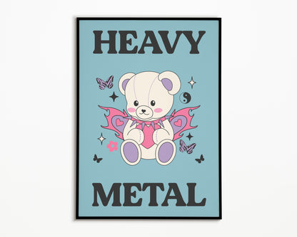 Heavy Metal Bear Print
