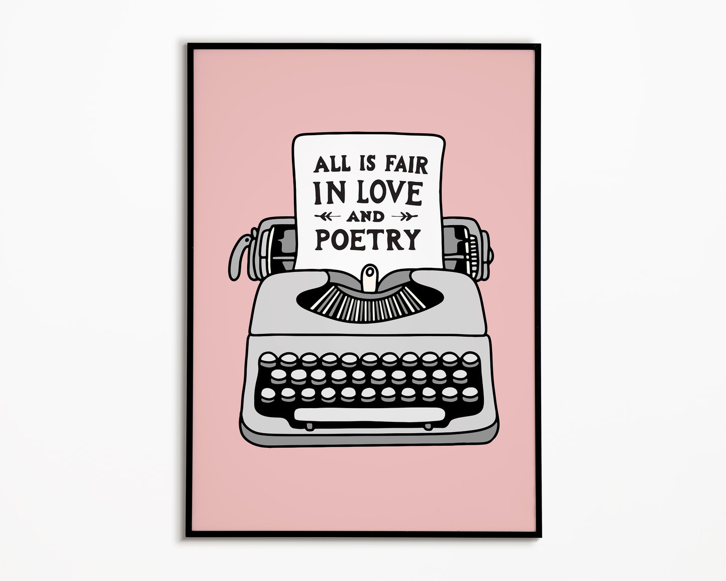 All Is Fair In Love And Poetry Taylor Swift Print