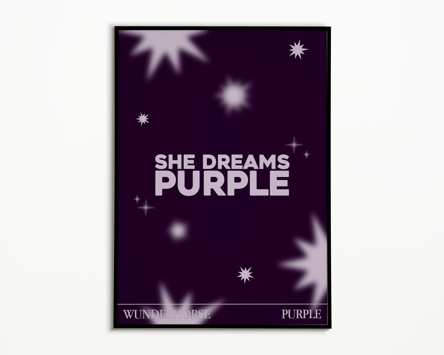 Purple Wunderhorse Print