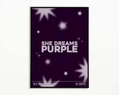 Purple Wunderhorse Print