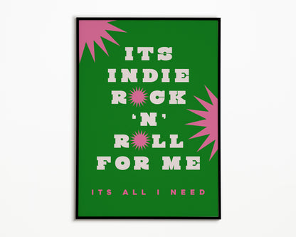 Glamorous Indie Rock & Roll The Killers Print