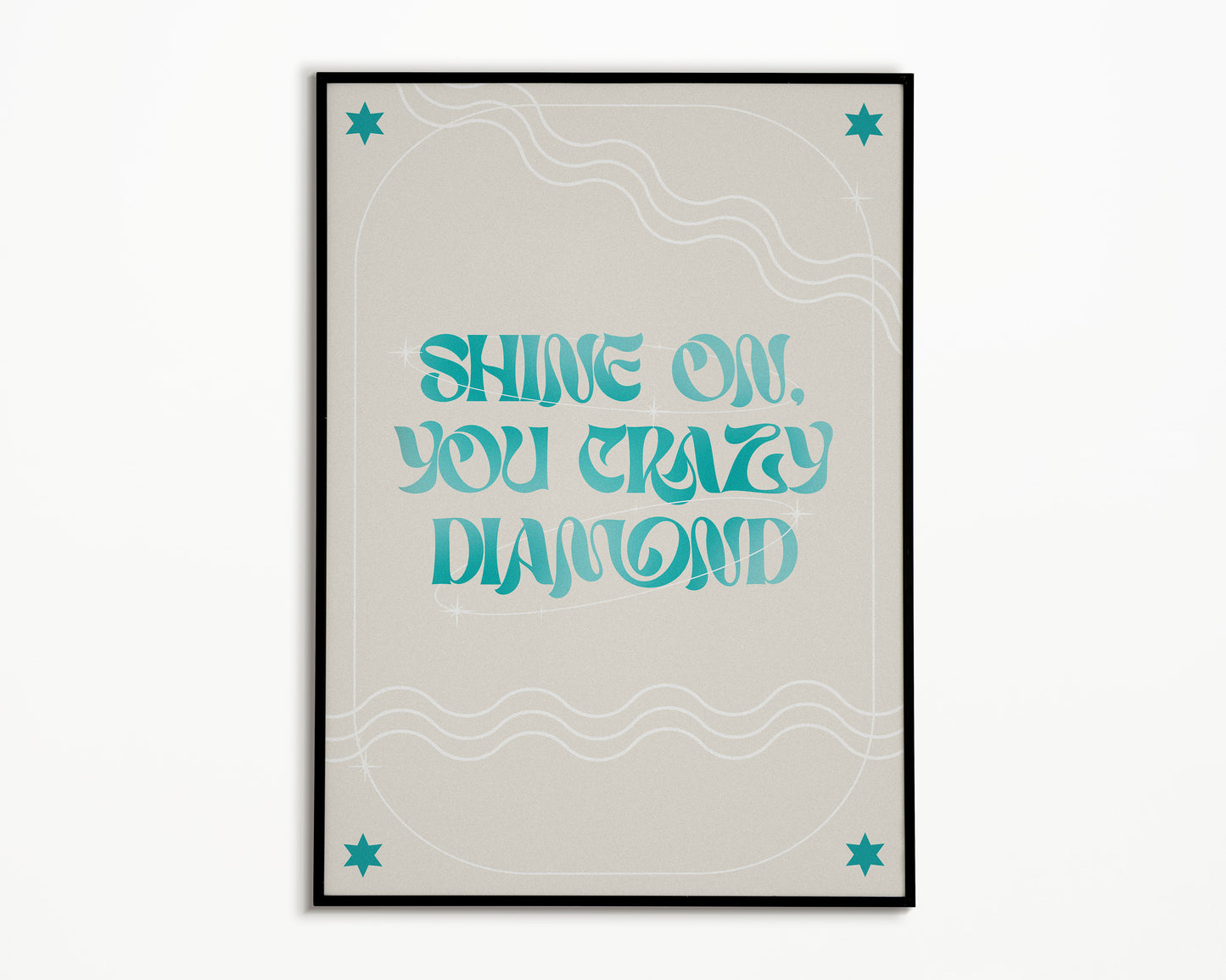 Crazy Diamond Pink Floyd Print