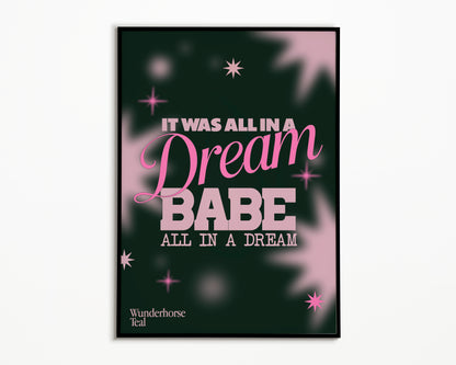 Teal Wunderhorse Print