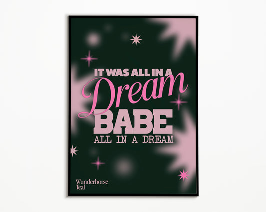 Teal Wunderhorse Print