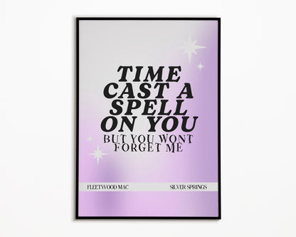 Silver Spring Fleetwood Mac Print