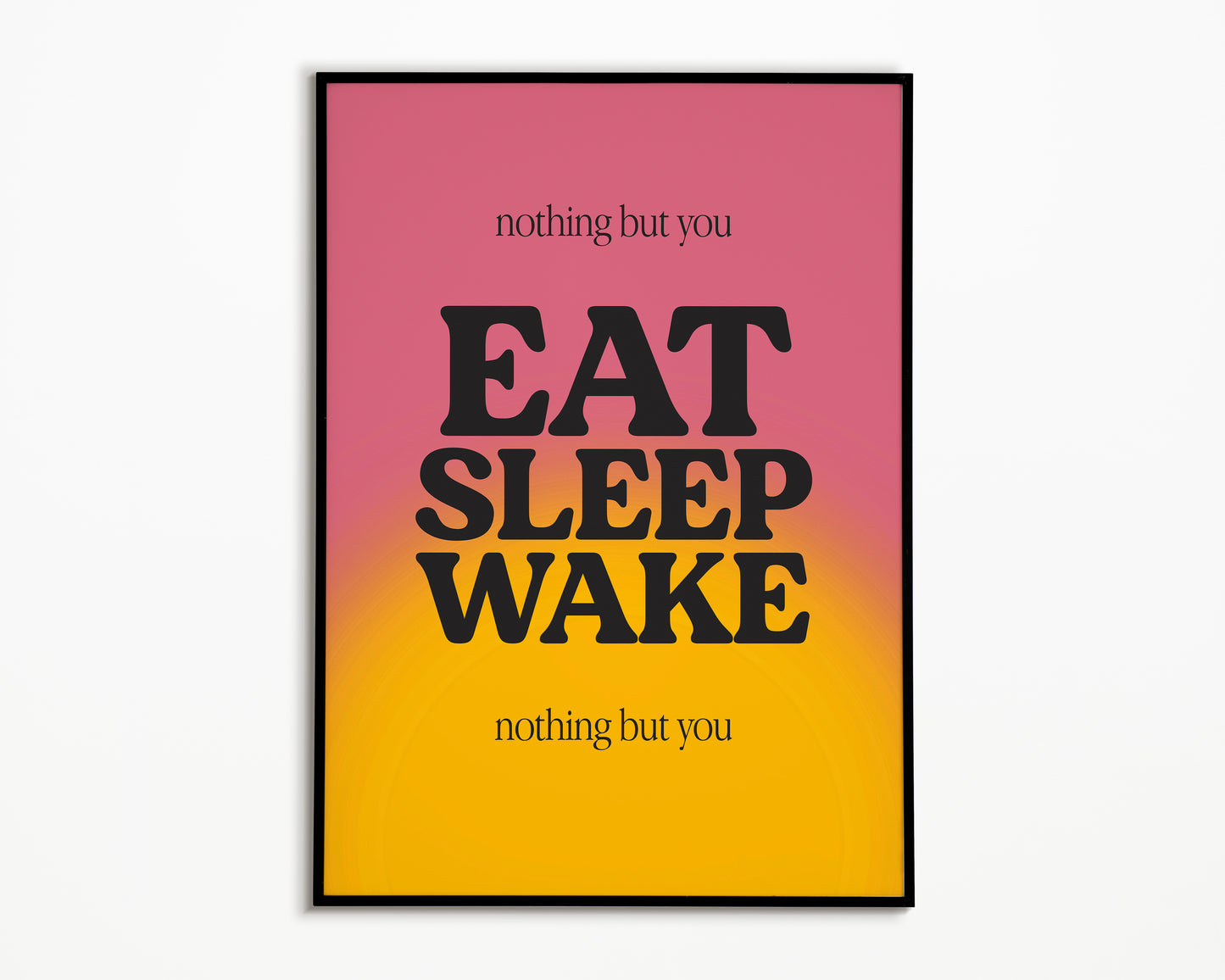 Eat, Sleep, Wake (Nothing But You) Bombay Bicycle Club Print