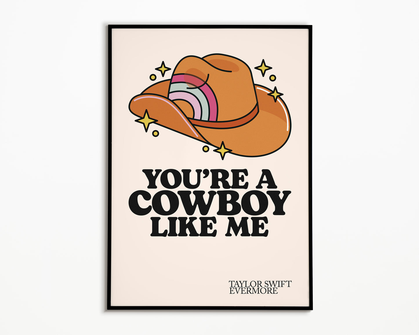 Cowboy Like Me Taylor Swift Print