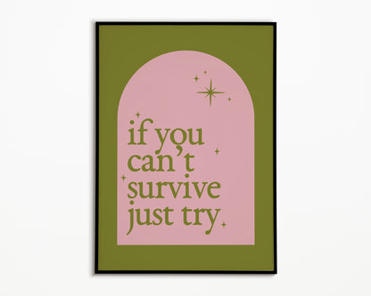 I Always Wanna Die (Sometimes) The 1975 Print