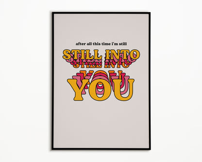 Still Into You Paramore Print
