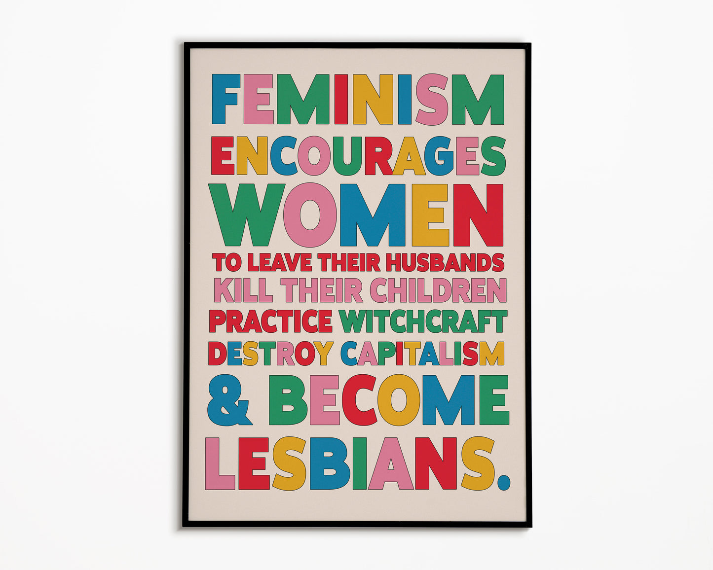 FEMINISM IS (not...) Print