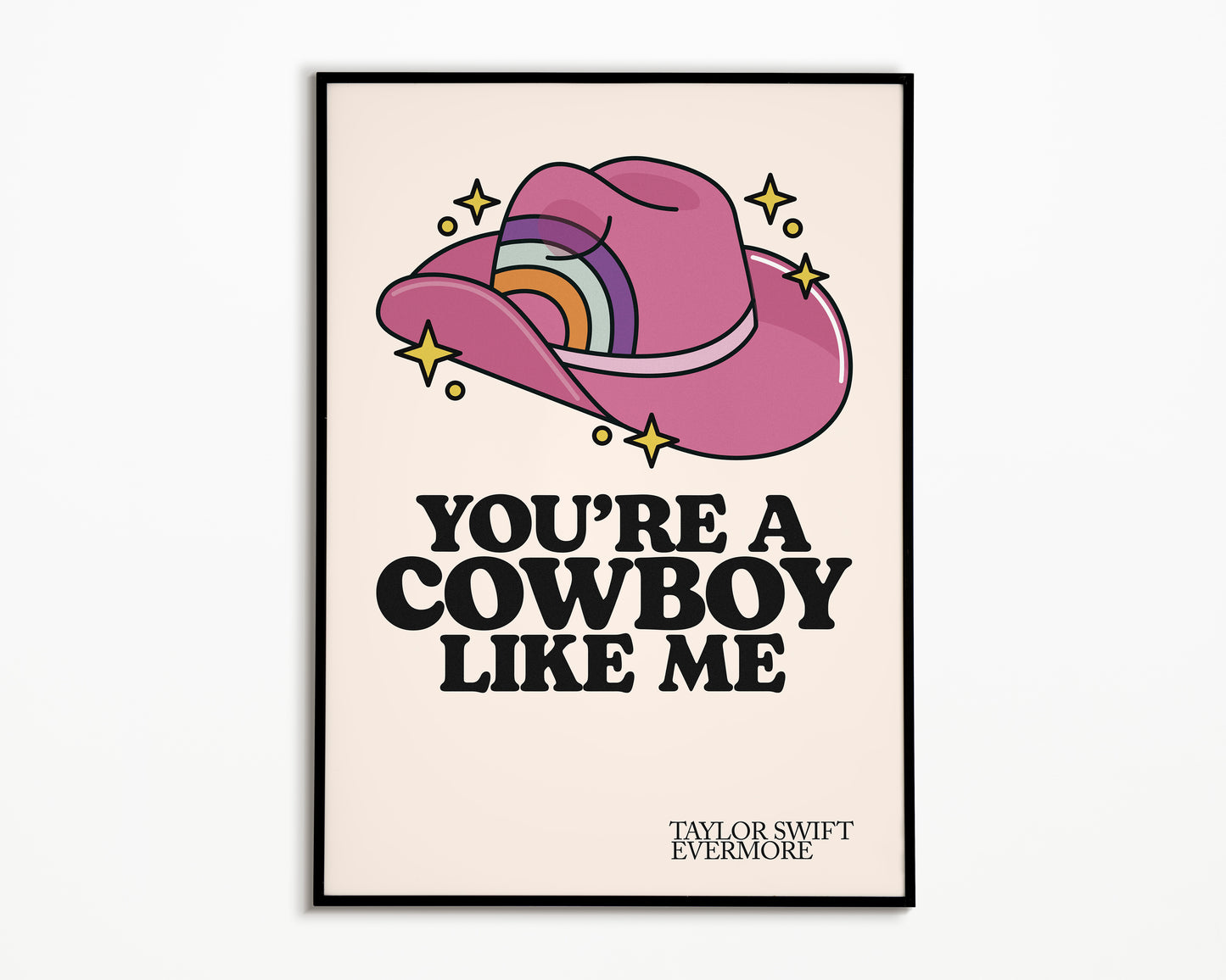 Cowboy Like Me Taylor Swift Print
