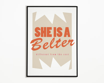 Belter Gerry Cinnamon Print