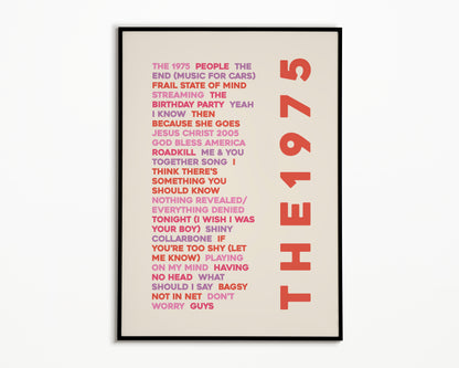 NOACF Album List The 1975 Print